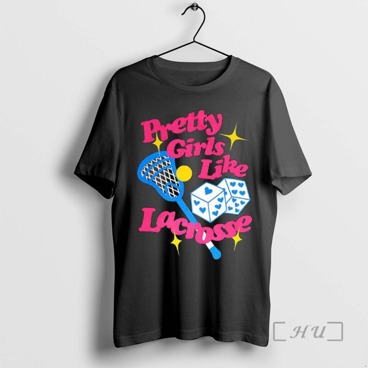 Officials Pretty Girls Like Field Lacrosse Bat Ball And Dice Shirt Hoodie Sweatshirt | PurePodTees.com