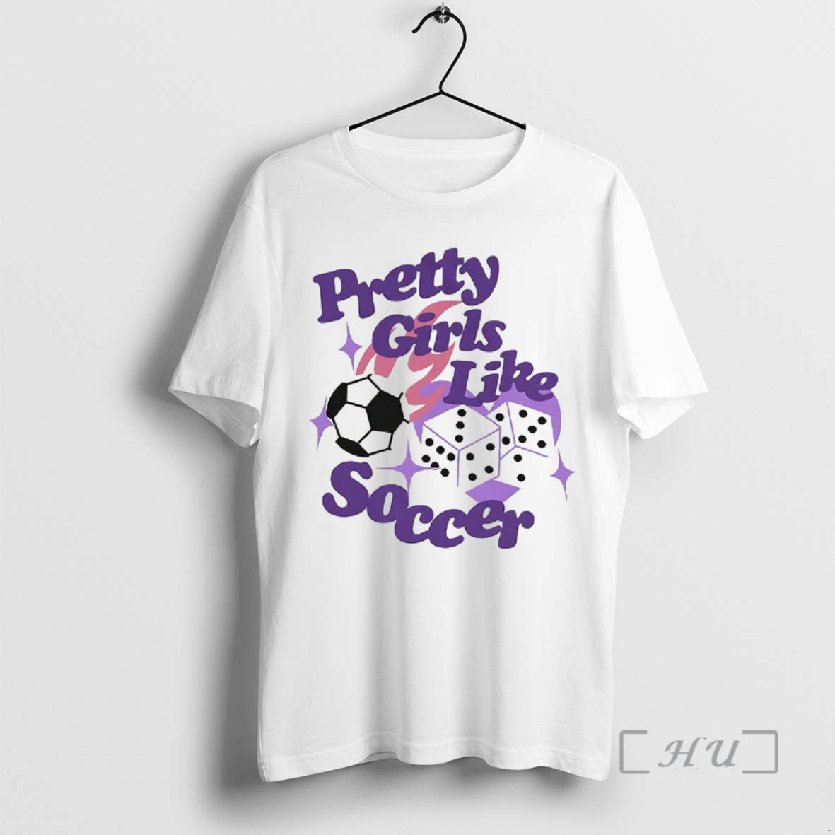 Officials Pretty Girls Like Soccer Ball And Dice Shirt Hoodie Sweatshirt | PurePodTees.com
