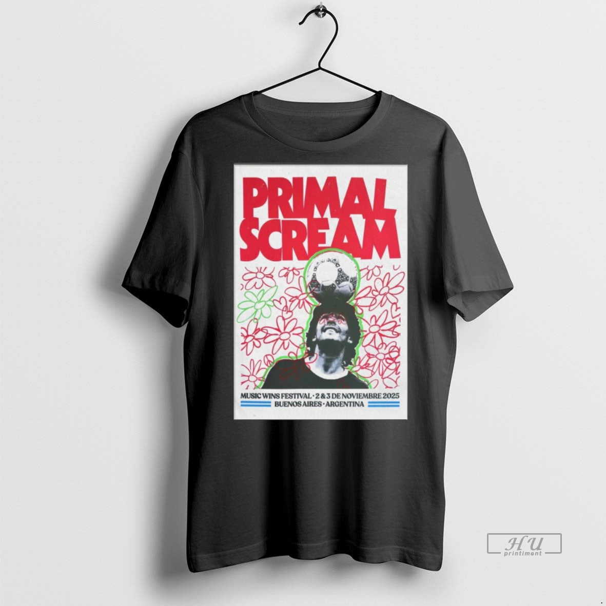 Officials Primal Scream November 2 3 2025 Music Wins Festival Buenos Aires Argentina Shirt Hoodie Sweatshirt