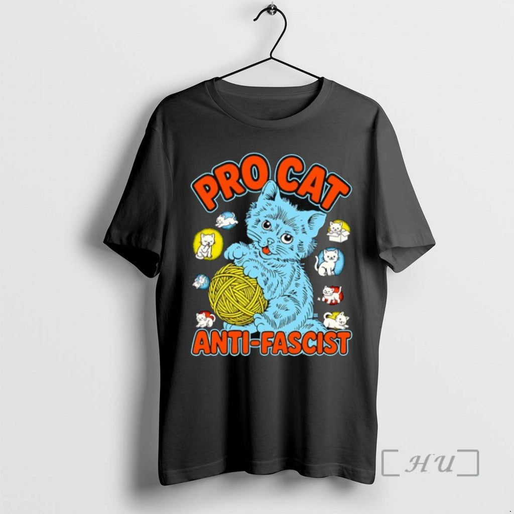 Officials Pro Cat Anti Fascist T Shirt Sweater