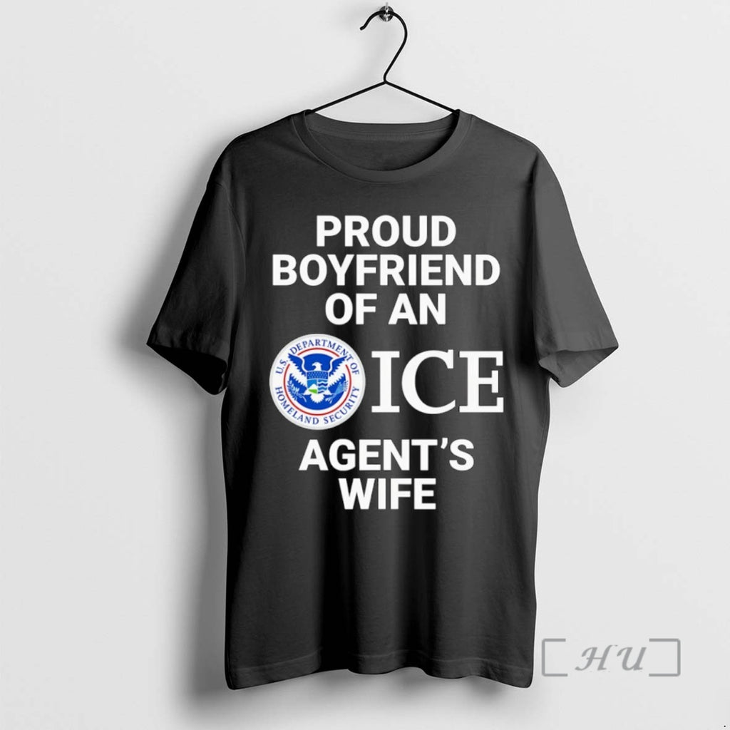 Officials Proud Boyfriend Of An Ice Agents Wife Shirt Hoodie Sweatshirt | PurePodTees.com