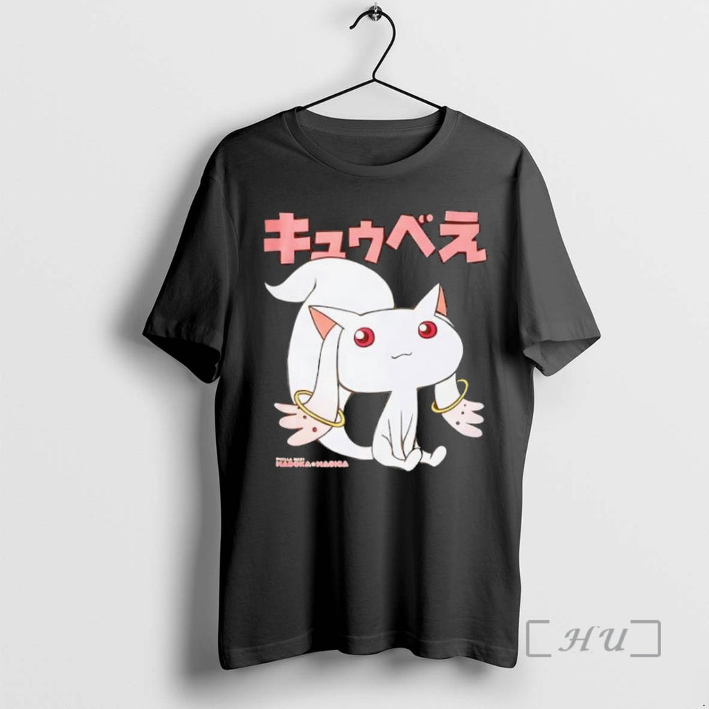 Officials Puella Magi Madoka Magica Kyubey Cute Shirt Hoodie Sweatshirt | PurePodTees.com