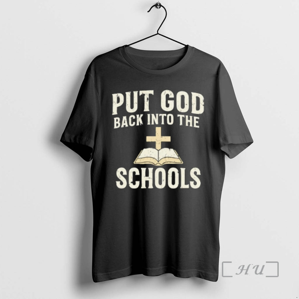 Officials Put God Back Into The Schools Christ Shirt Hoodie Sweatshirt | PurePodTees.com