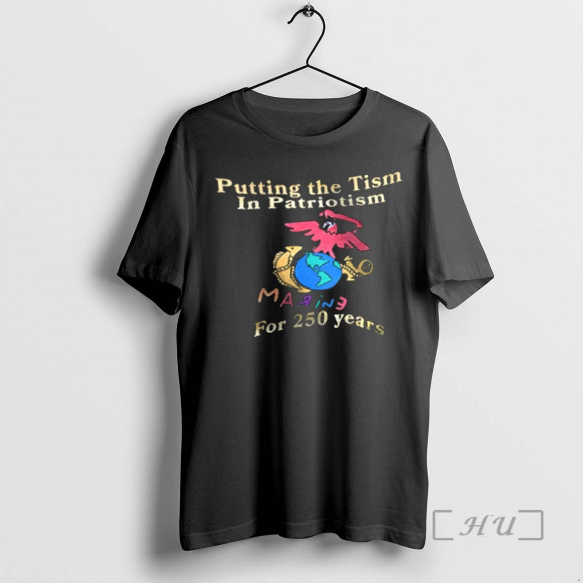 Officials Putting The Tism In Patriotism Marine For 250 Years Shirt Hoodie Sweatshirt | PurePodTees.com