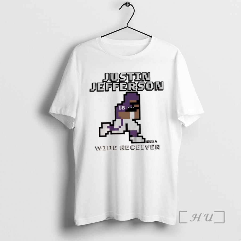 Officials Quaterback Justin Jefferson Minnesota Vikings Retro Baller T Shirt Sweater