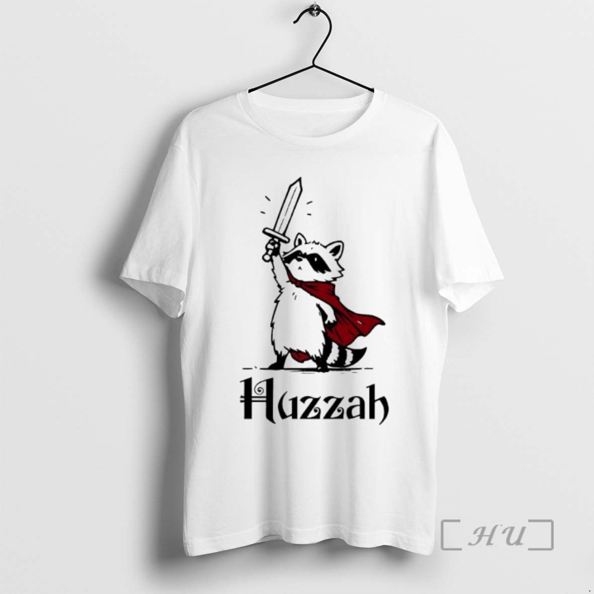 Officials Raccoon Warrior Huzzah Shirt Hoodie Sweatshirt | PurePodTees.com