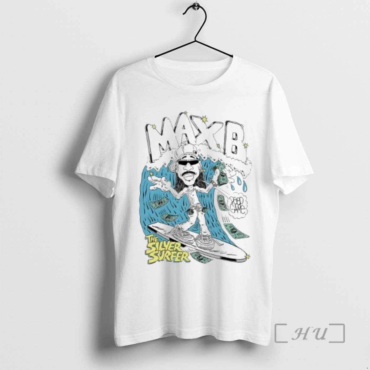 Officials Rapper Max B The Silver Surfer Shirt Hoodie Sweatshirt | PurePodTees.com