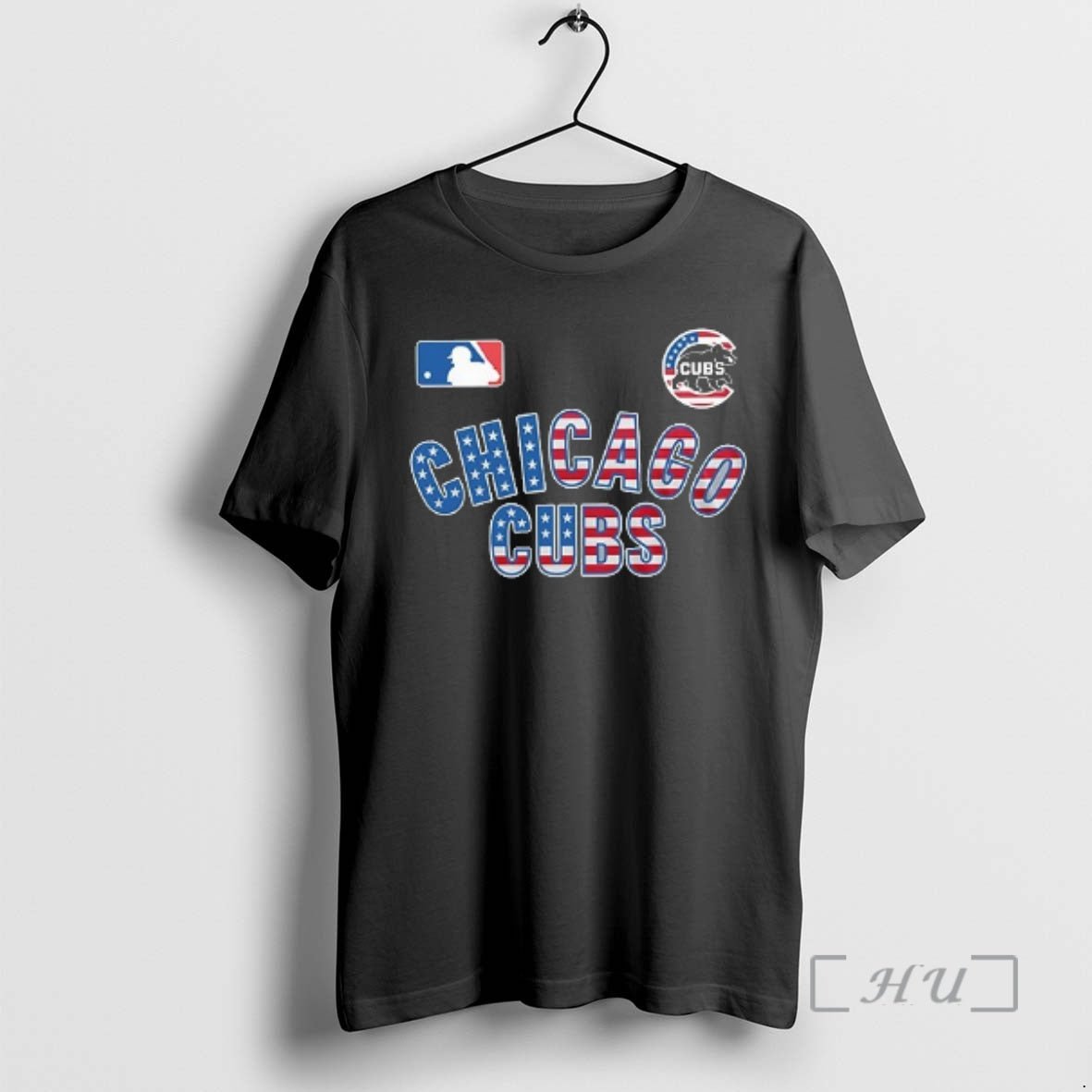 Officials Red White And Chicago Cubs Mascot Usa Flag Shirt Hoodie Sweatshirt | PurePodTees.com