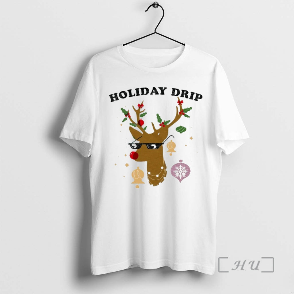 Officials Reindeer Holiday Drip Christmas Shirt Hoodie Sweatshirt | PurePodTees.com