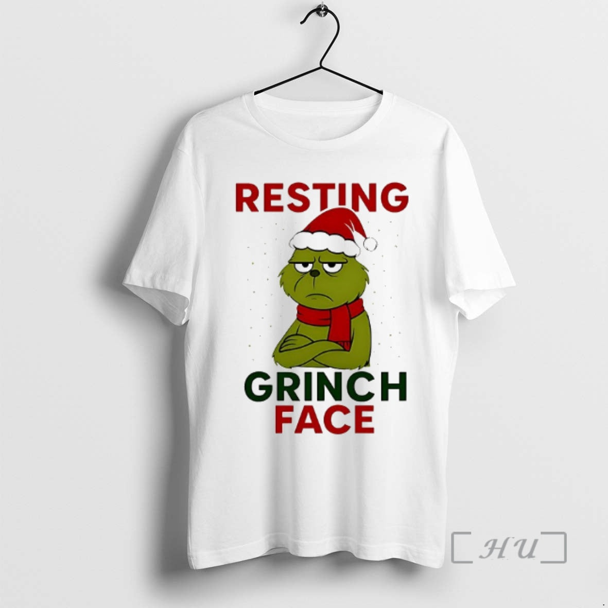 Officials Resting Grinch Face Christmas Shirt Hoodie Sweatshirt | PurePodTees.com