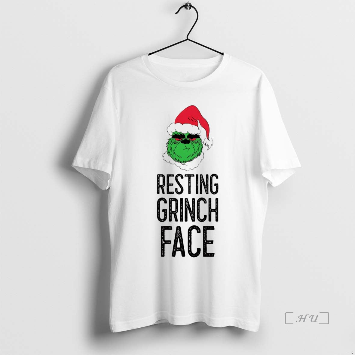 Officials Resting Grinch Face Christmas White Shirt Hoodie Sweatshirt | PurePodTees.com