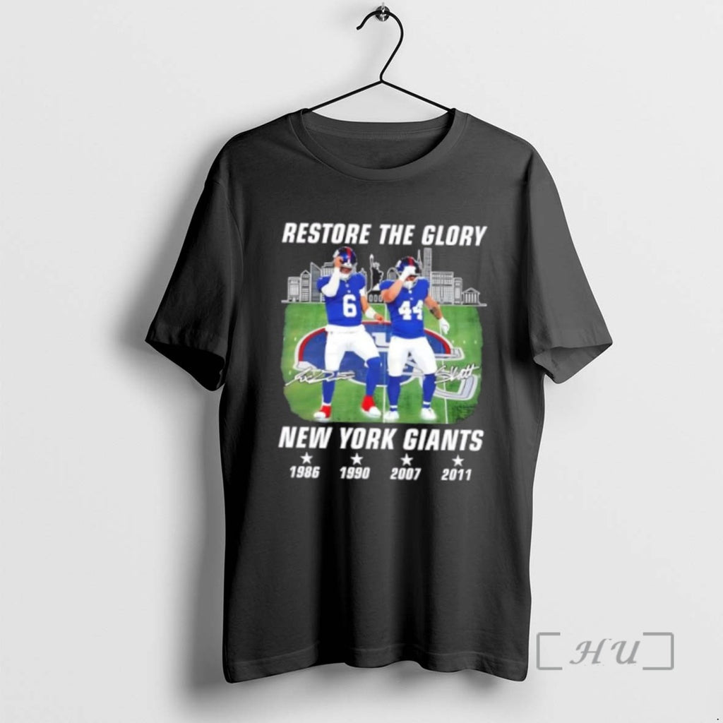 Officials Restore The Glory New York Giants Jaxson Dart And Cam Skattebo Dance Signatures