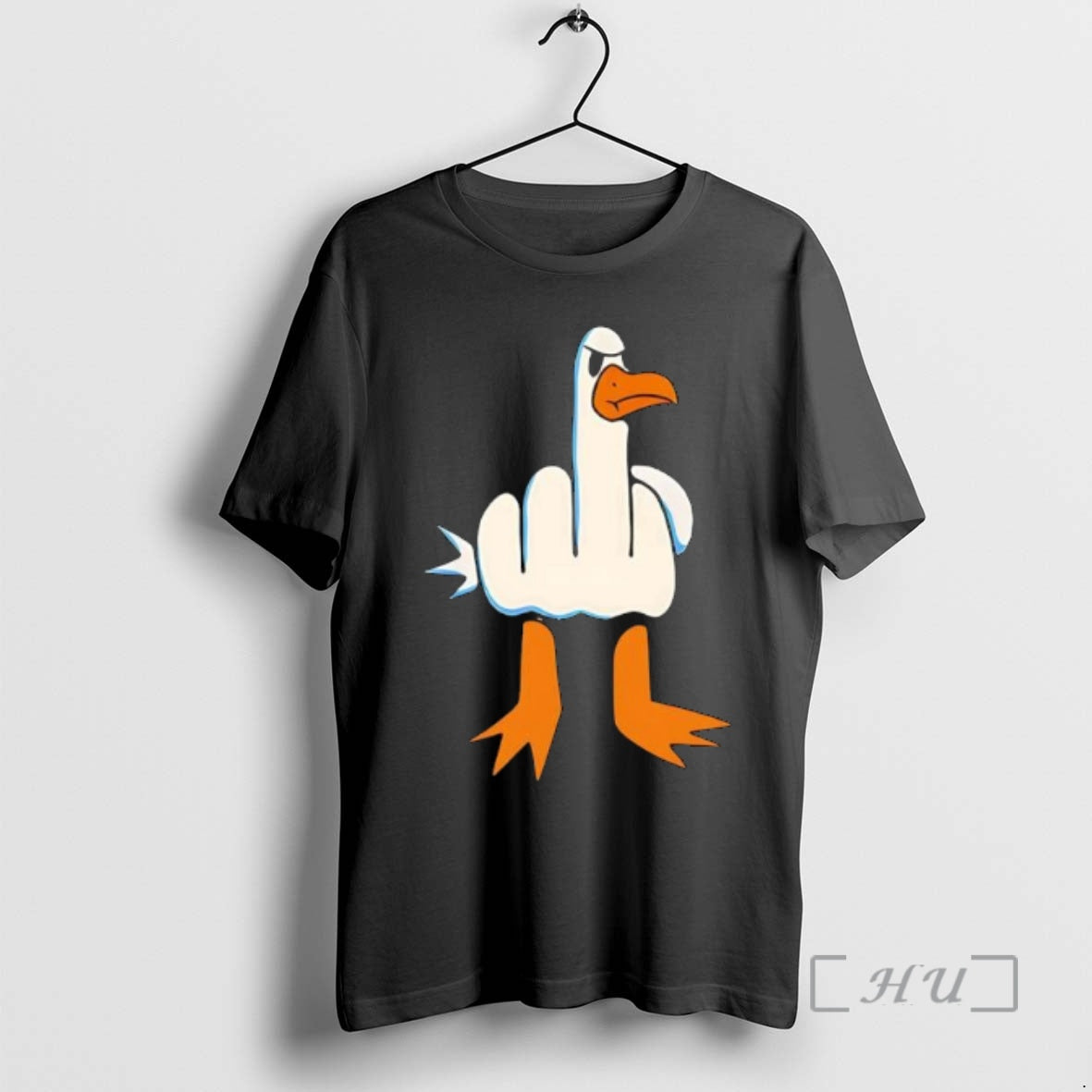 Officials Retro I Dont Give A Duck Middle Finger Funny Shirt Hoodie Sweatshirt | PurePodTees.com