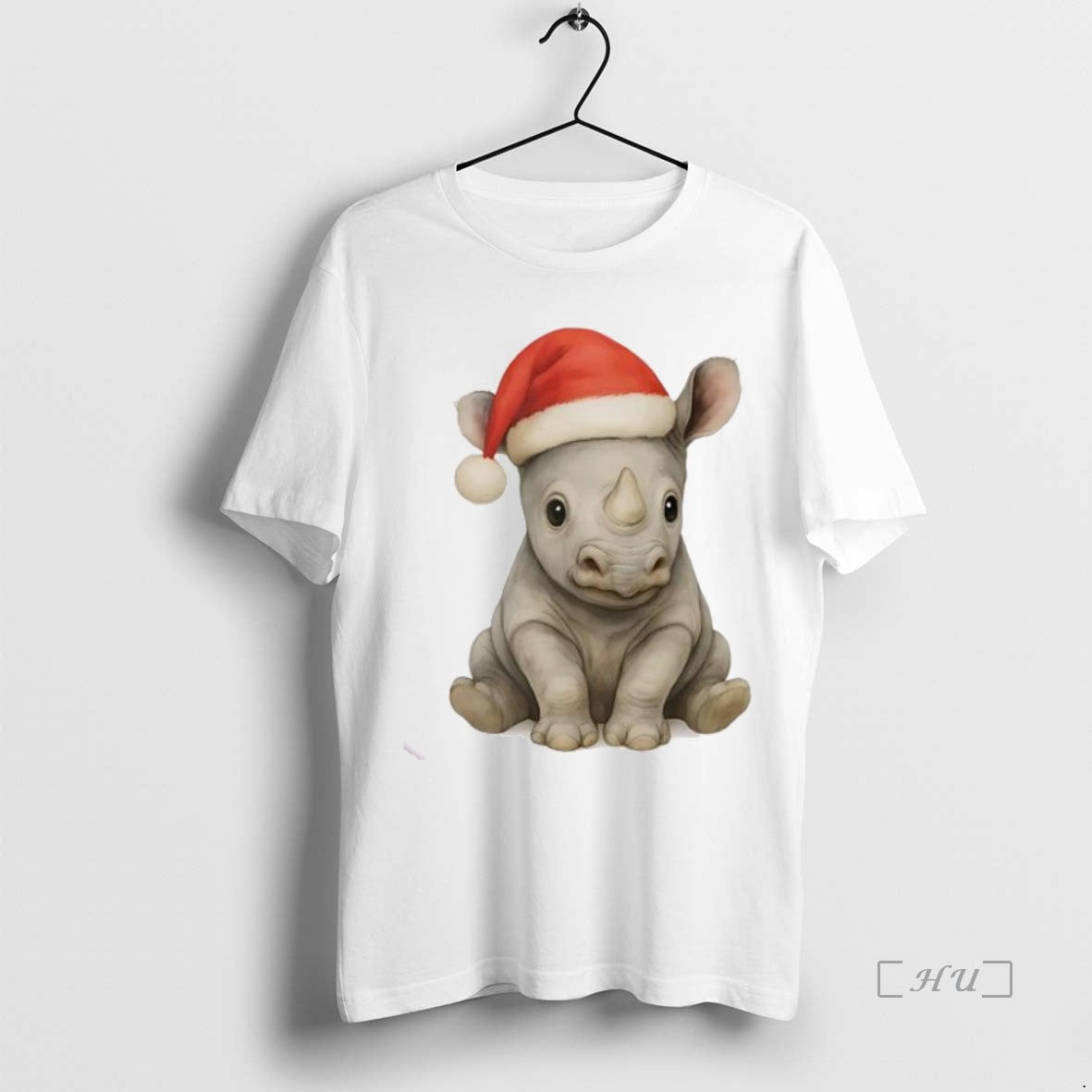 Officials Rhino Baby Christmas Personalized Ornaments White Shirt Hoodie Sweatshirt | PurePodTees.com