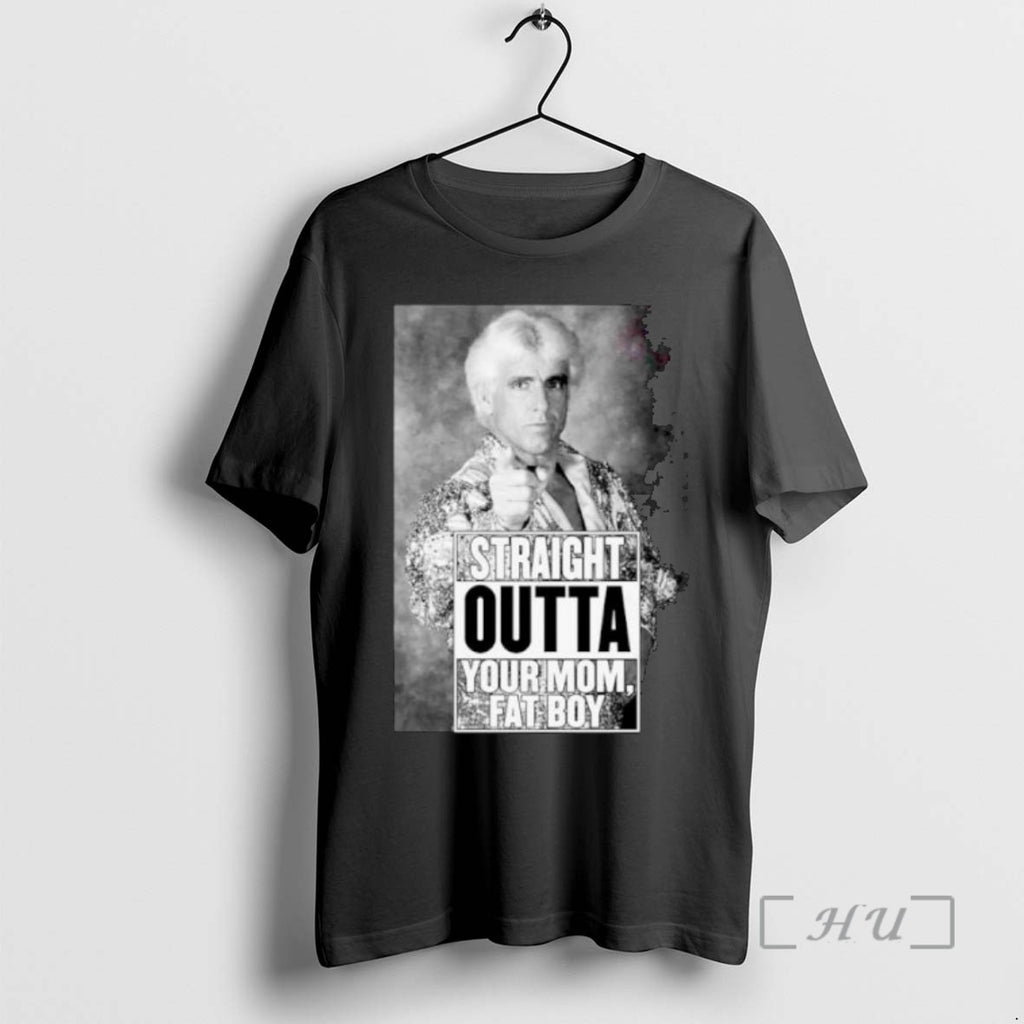 Officials Ric Flair Woooo Straight Outta Your Momma Fat Boy Ornaments T Shirt Sweater