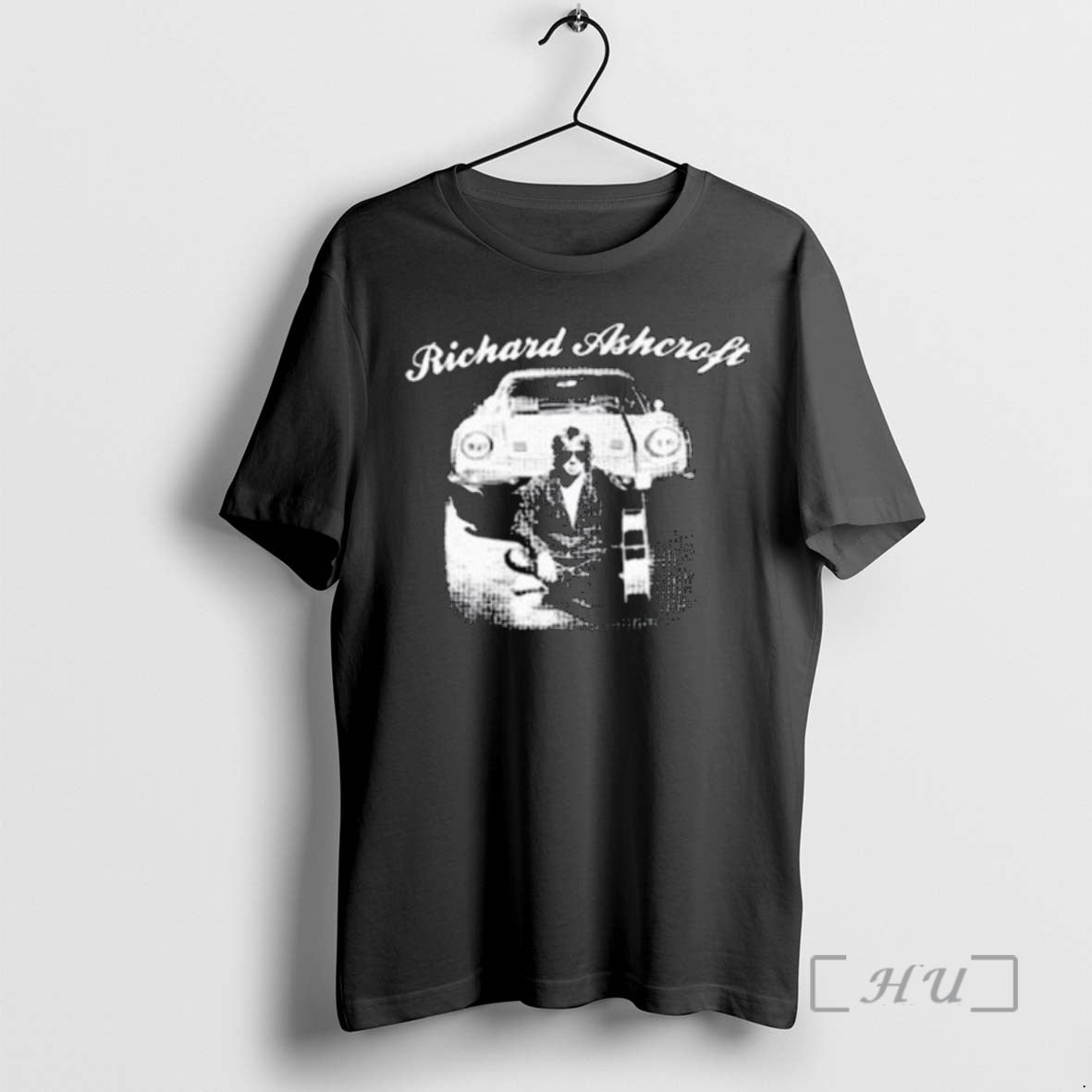 Officials Richard Ashcroft Vintage Circle Black Shirt Hoodie Sweatshirt | PurePodTees.com