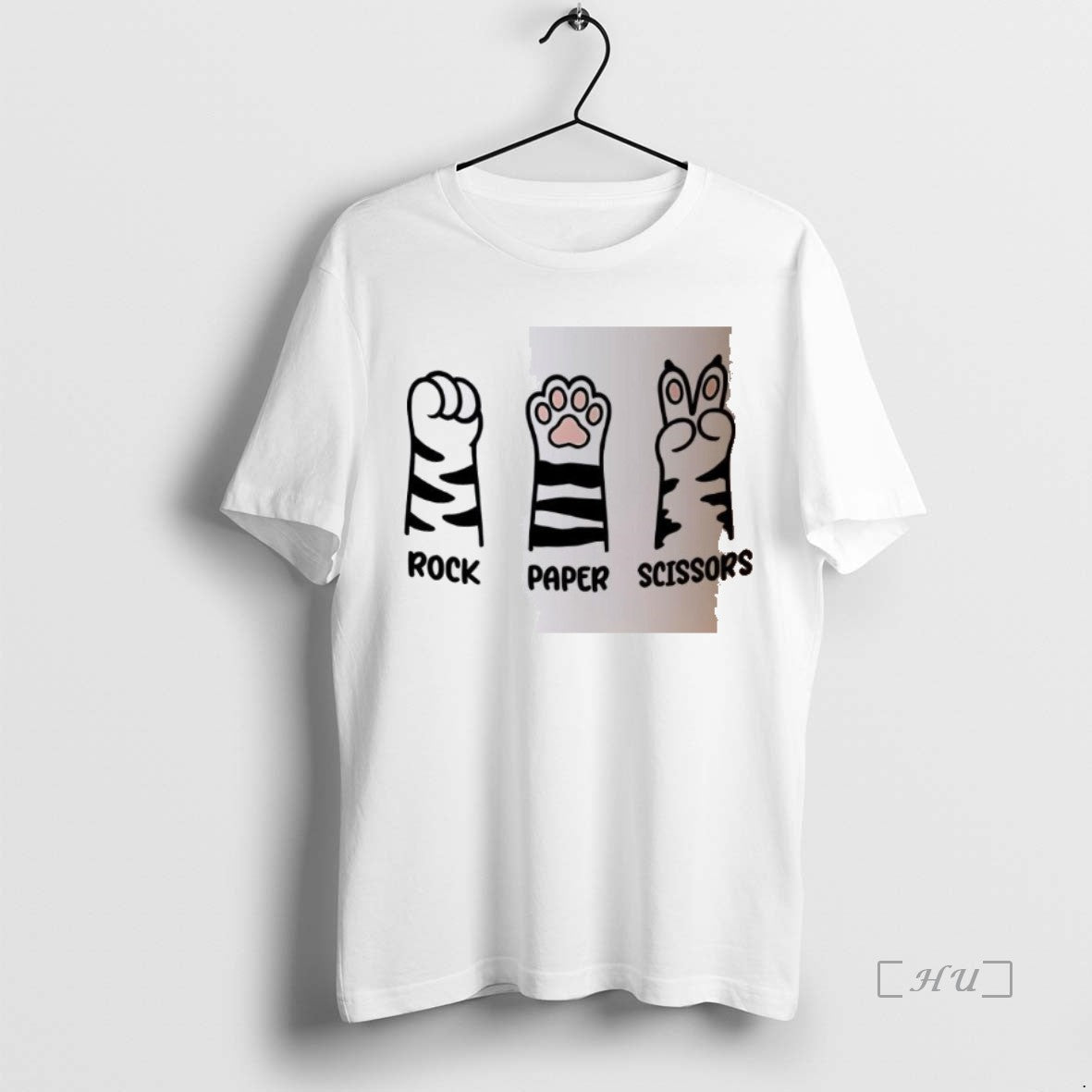 Officials Rock Paper Scissors Cat Paw Shirt Hoodie Sweatshirt | PurePodTees.com