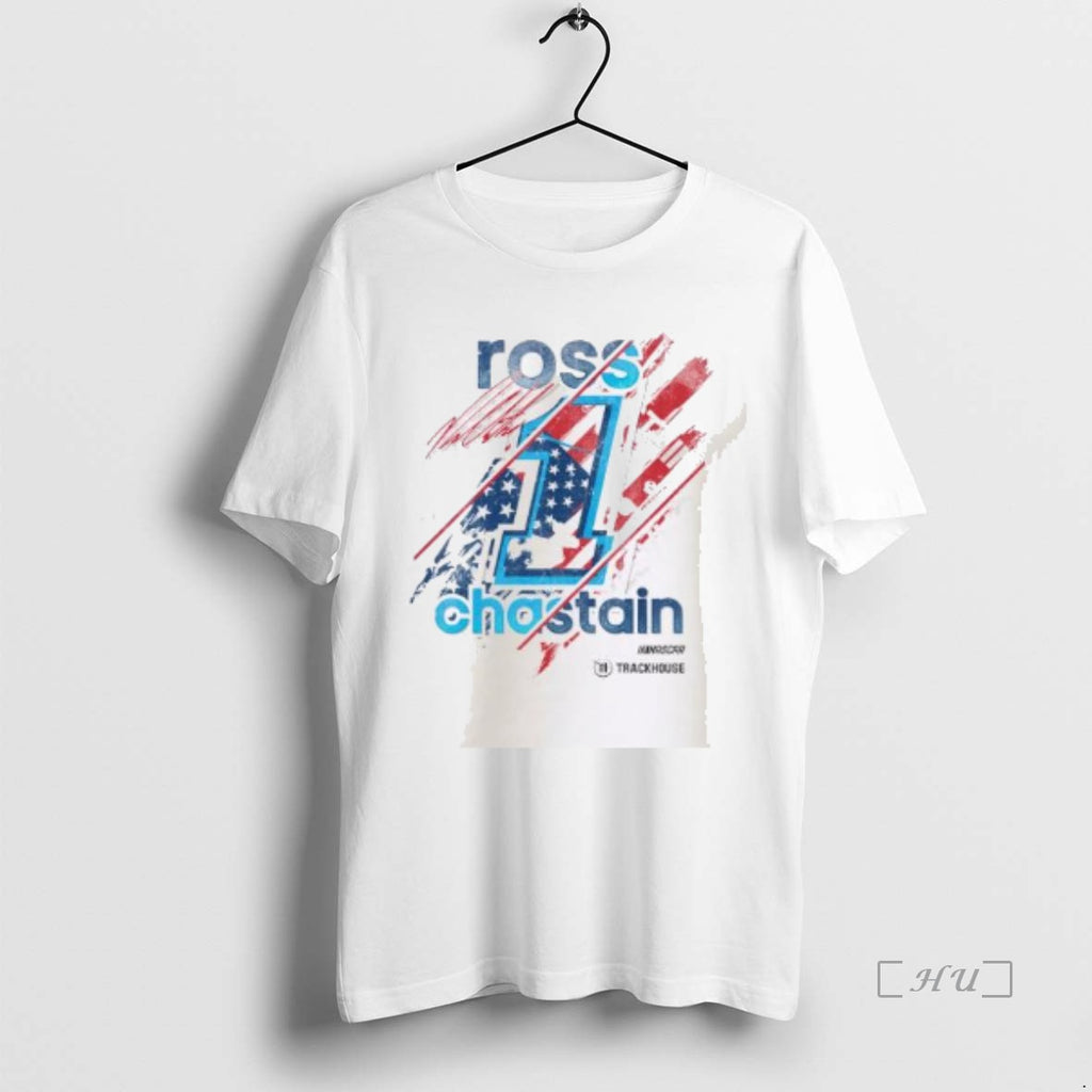 Officials Ross Chastain Trackhouse Racing Team Collection 2026 Driver Flag Shirt Hoodie Sweatshirt | PurePodTees.com