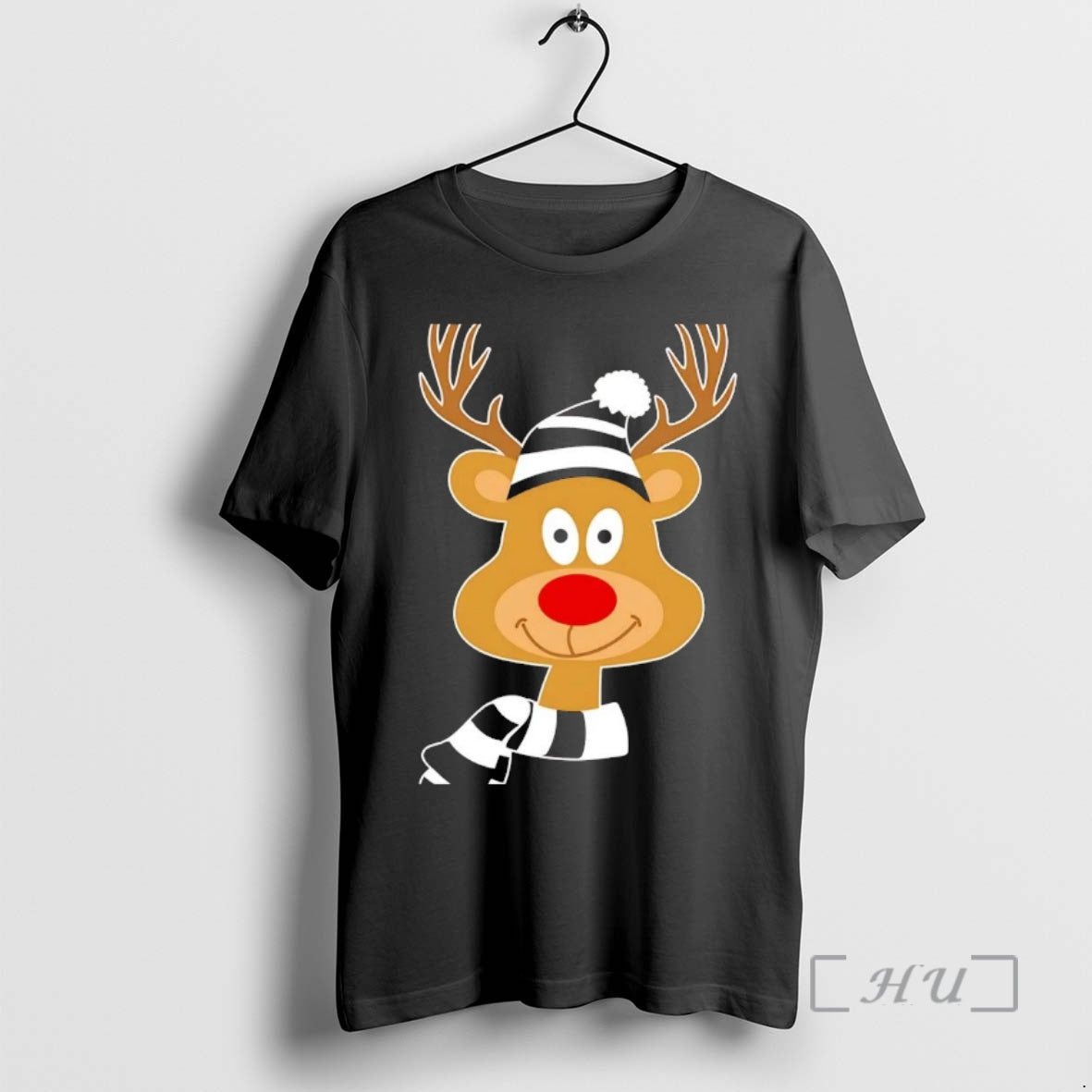 Officials Rudolph The Red Nose Newcastle Fan Christmas Shirt Hoodie Sweatshirt | PurePodTees.com