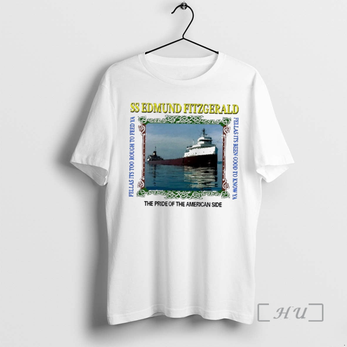 Officials Ss Edmund Fitzgerald The Pride Of The American Side Shirt Hoodie Sweatshirt | PurePodTees.com