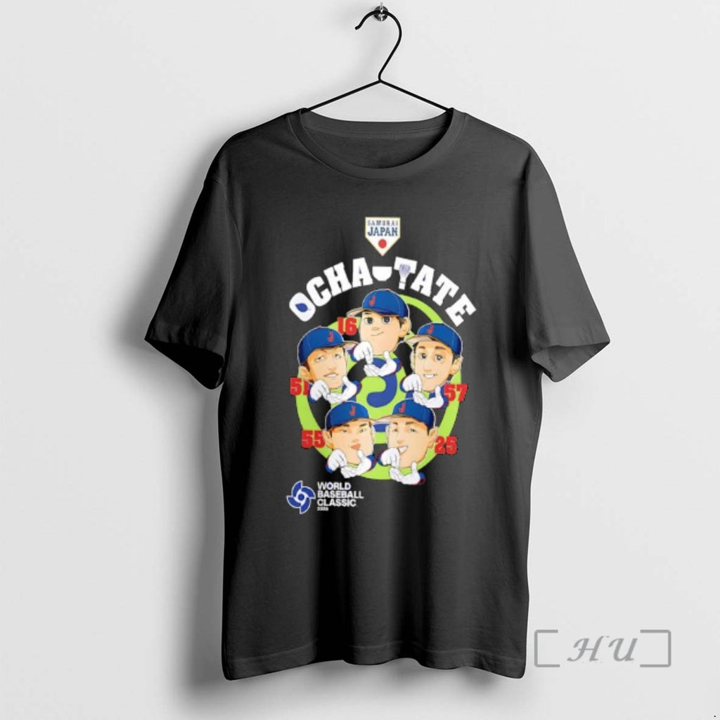 Officials Samurai Japan Ocha Tate World Baseball Classic 2026 Caricature