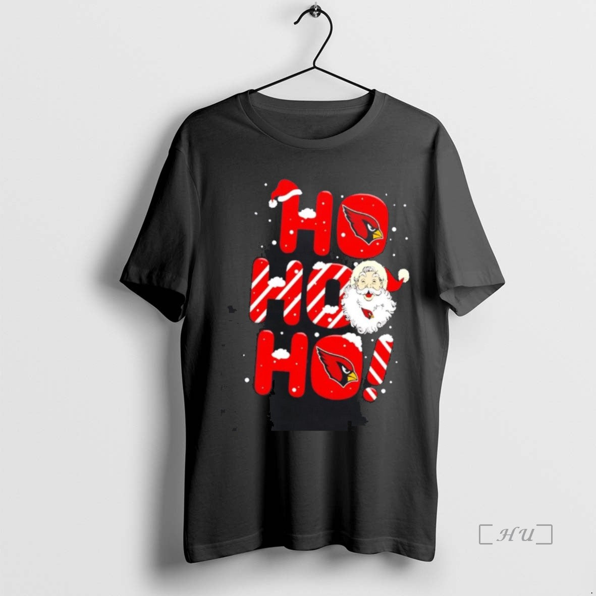 Officials Santa Claus Arizona Cardinals Ho Ho Ho Merry Christmas Shirt Hoodie Sweatshirt | PurePodTees.com