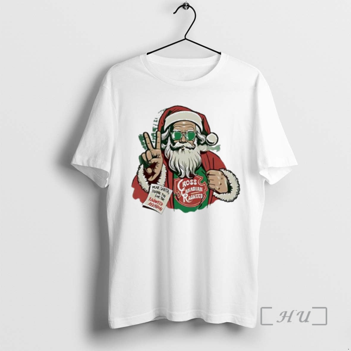 Officials Santa Claus Ccr Christmas Cross Canadian Ragweed Shirt Hoodie Sweatshirt | PurePodTees.com