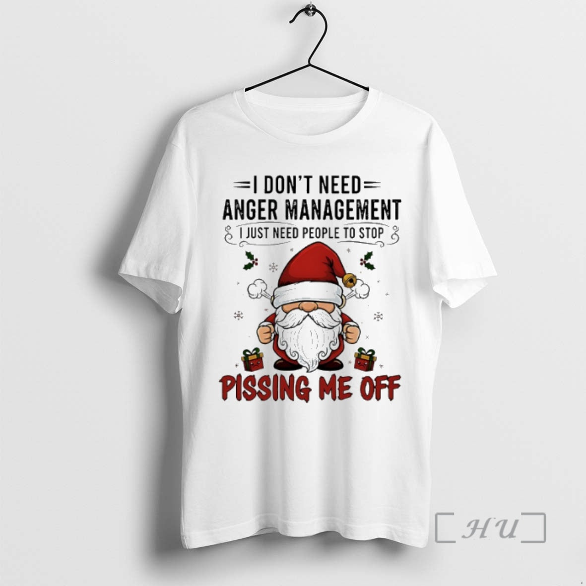 Officials Santa Claus I Dont Need Anger Management I Just Need People To Stop Pissing Shirt Hoodie Sweatshirt