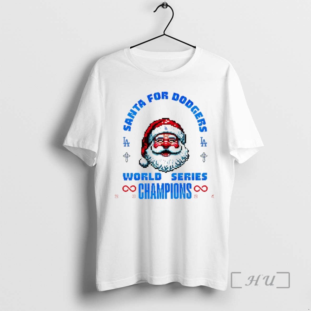 Officials Santa Claus Los Angeles Dodgers Santa For Dodgers World Series Champions Christmas Premium Shirt Hoodie Sweatshirt