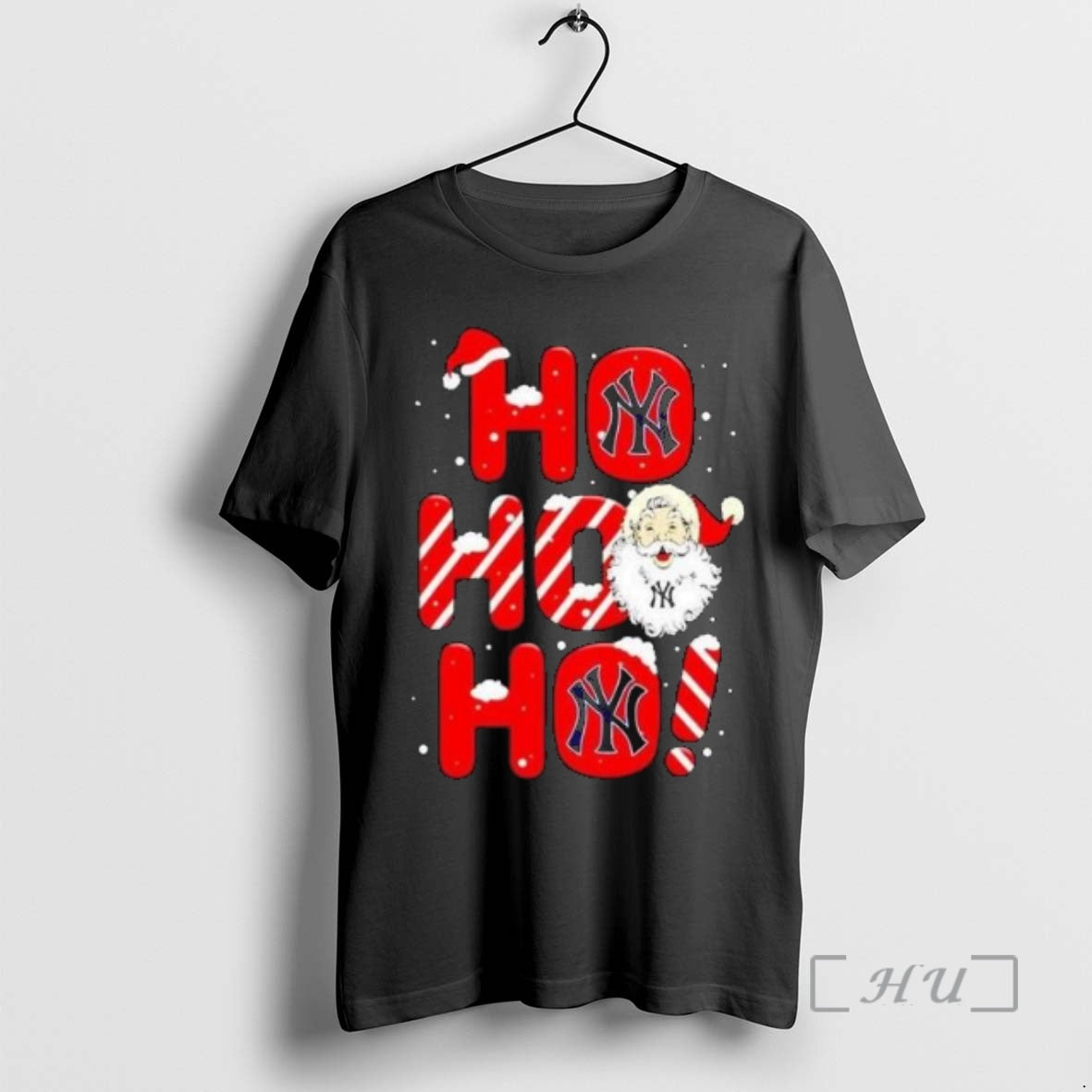 Officials Santa Claus New York Yankees Ho Ho Ho Merry Christmas 2025 Premium T Shirts Hoodie Sweatshirt | PurePodTees.com