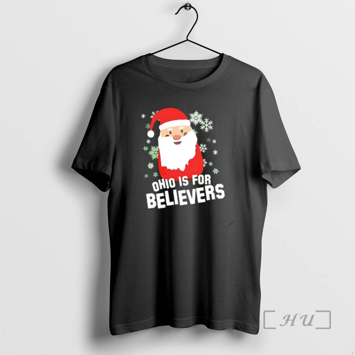 Officials Santa Claus Ohio Is For Believers Christmas Shirt Hoodie Sweatshirt | PurePodTees.com