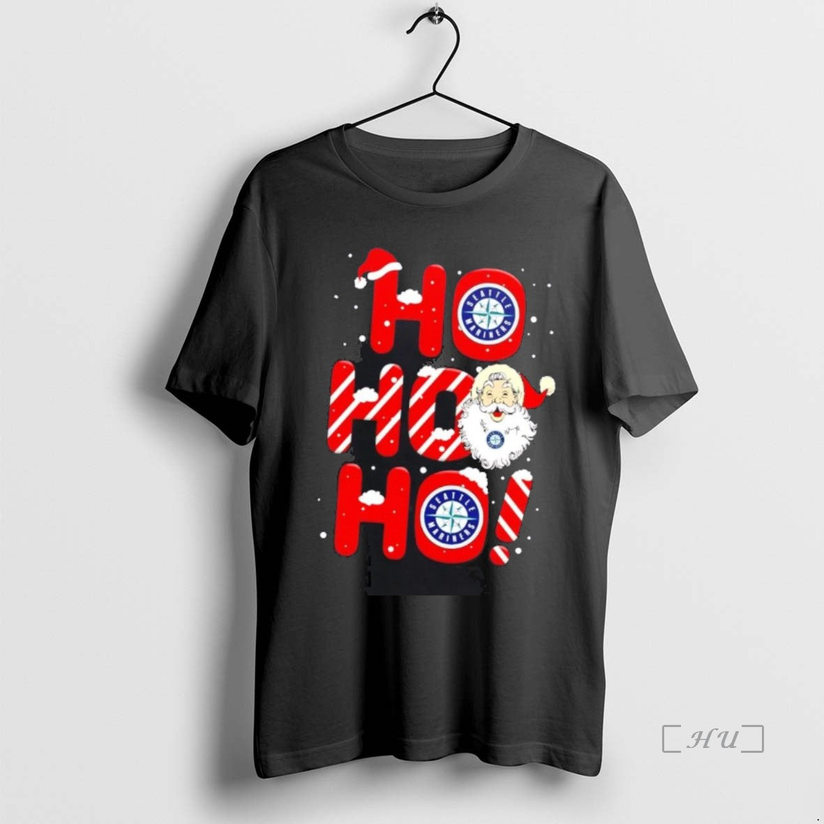 Officials Santa Claus Seattle Mariners Ho Ho Ho Merry Christmas Shirt Hoodie Sweatshirt | PurePodTees.com