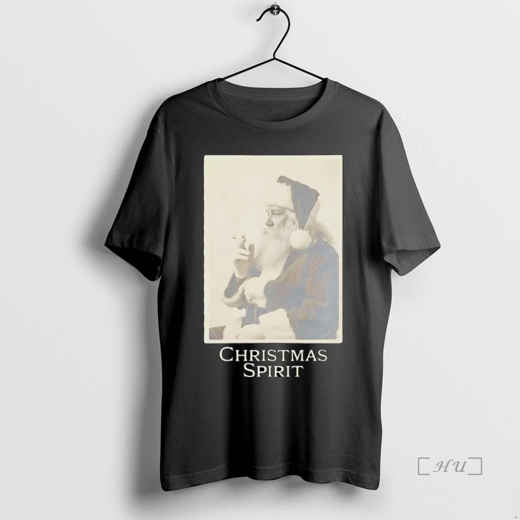 Officials Santa Claus Smoking Christmas Spirit Vintage Christmas Shirt Hoodie Sweatshirt | PurePodTees.com