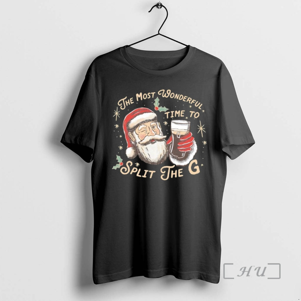 Officials Santa Claus The Most Wonderful Time To Split The G Ugly Premium T Shirts Hoodie Sweatshirt | PurePodTees.com