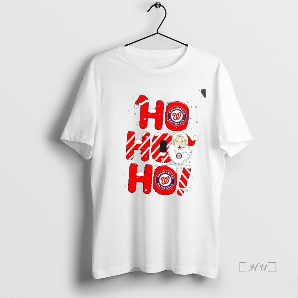 Officials Santa Claus Washington Nationals Ho Ho Ho Merry Christmas Shirt Hoodie Sweatshirt | PurePodTees.com