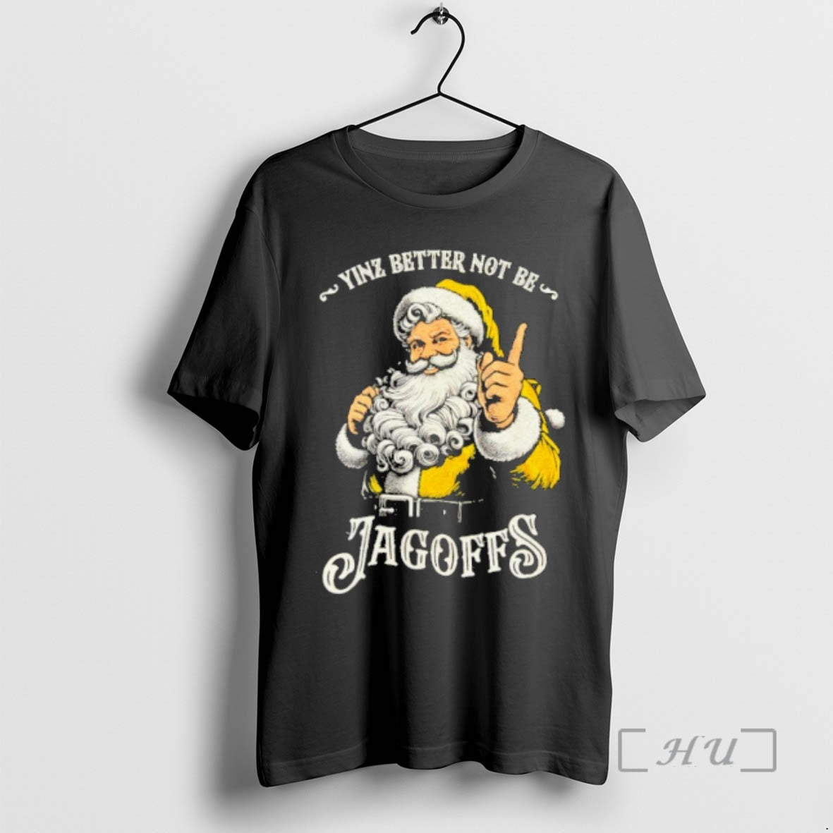 Officials Santa Claus Yinz Better Not Be Jagoffs Shirt Hoodie Sweatshirt | PurePodTees.com