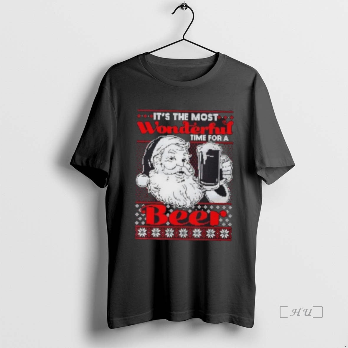 Officials Santa Claus Its The Most Wonderful Time For A Beer Tacky Christmas Premium Shirt Hoodie Sweatshirt