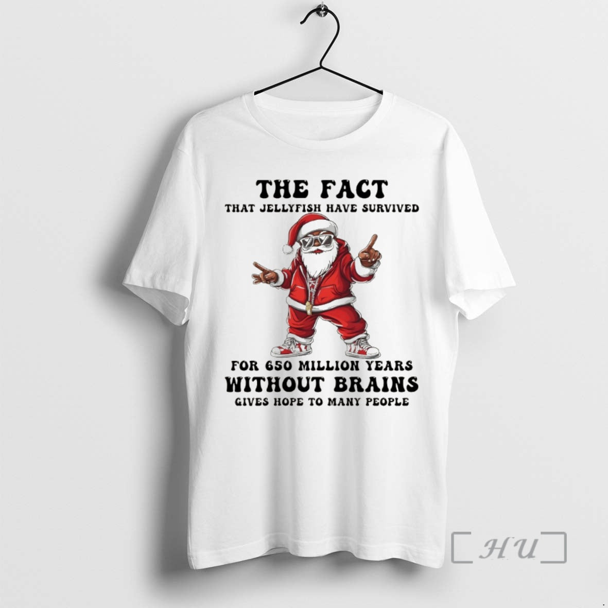 Officials Santa Claus The Fact That Jellyfish Have Survived For 650 Million Years Without Brains Shirt Hoodie Sweatshirt