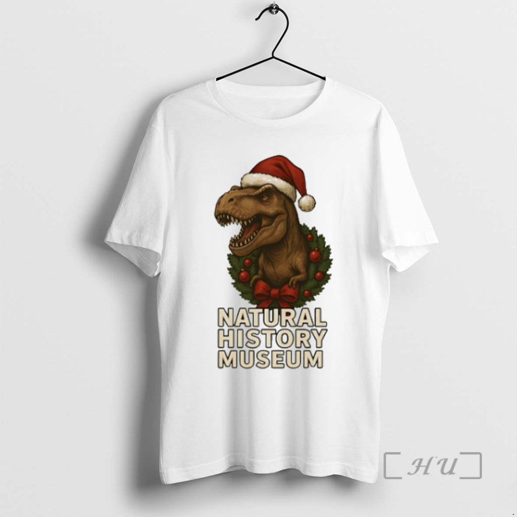 Officials Santa Dinosaur Natural History Museum Christmas Shirt Hoodie Sweatshirt | PurePodTees.com