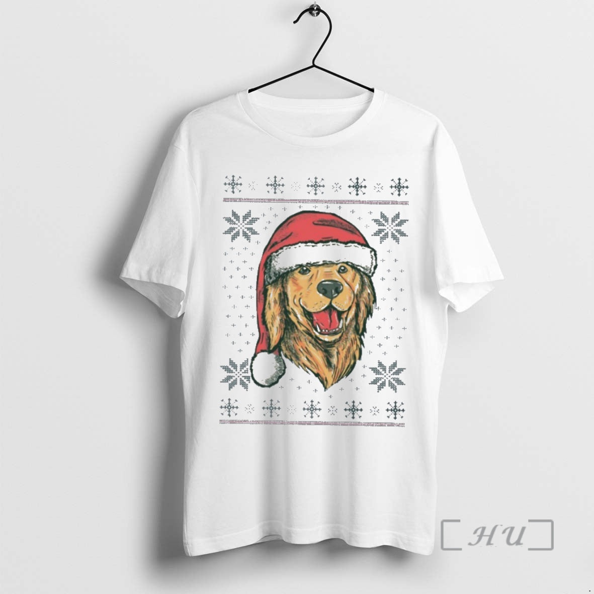 Officials Santa Golden Retriever Dog Ugly Christmas Shirt Hoodie Sweatshirt | PurePodTees.com
