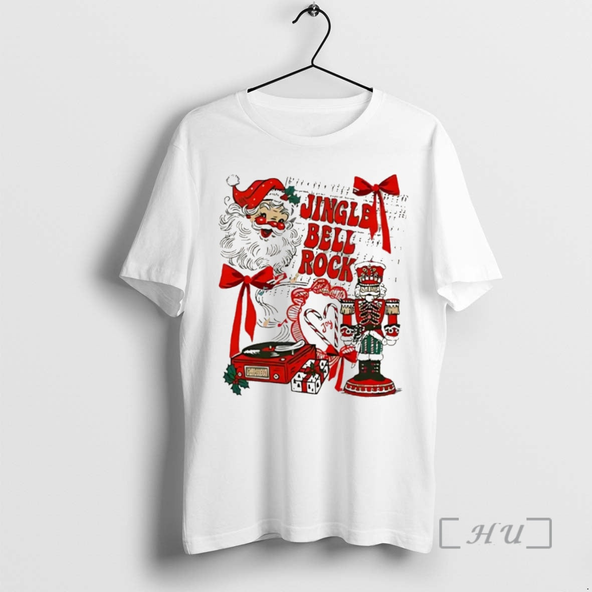 Officials Santa Jingle Bell Rock Christmas 2025 Christmas Shirt Hoodie Sweatshirt | PurePodTees.com