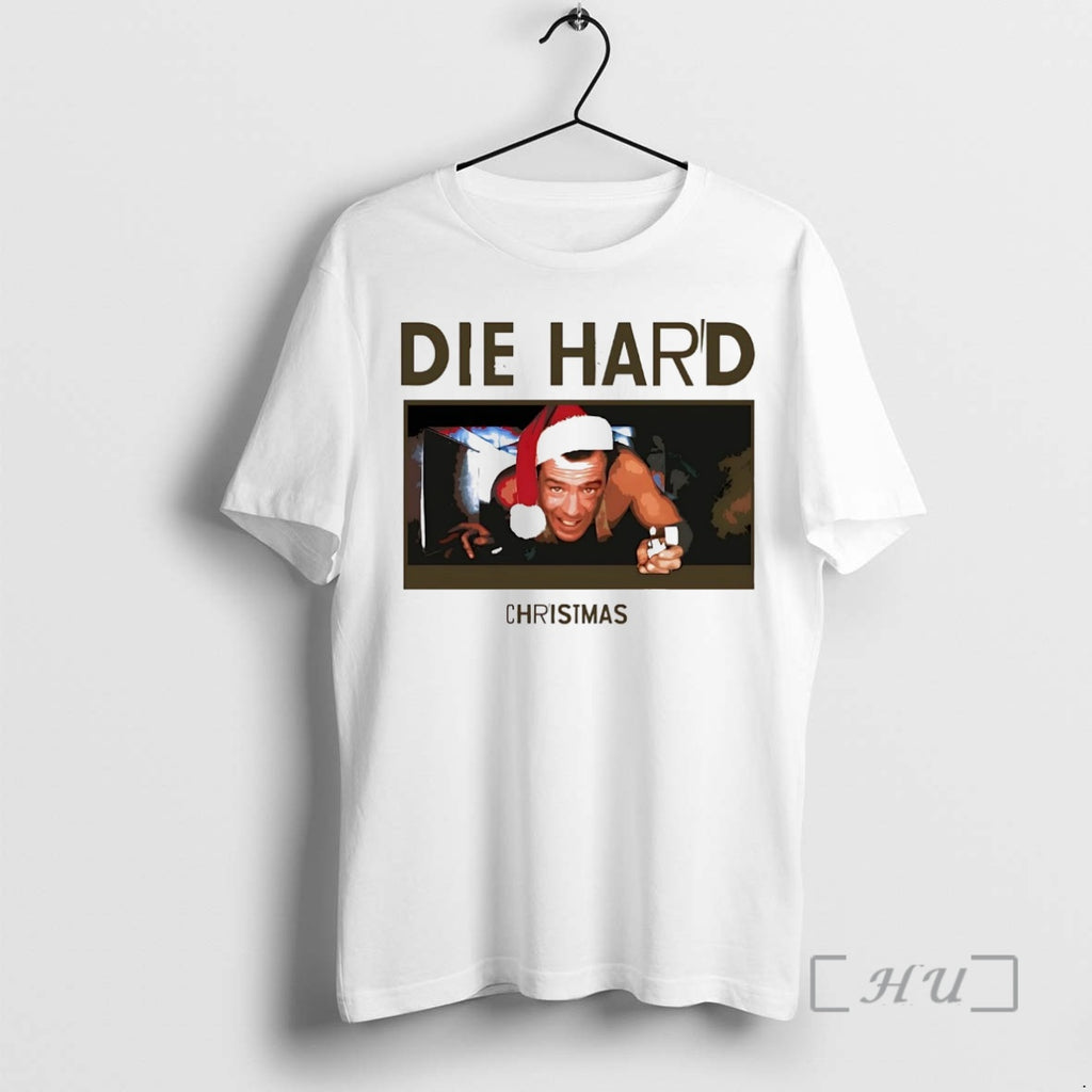 Officials Santa John Mcclane In Air Duct Die Hard Christmas Shirt Hoodie Sweatshirt | PurePodTees.com