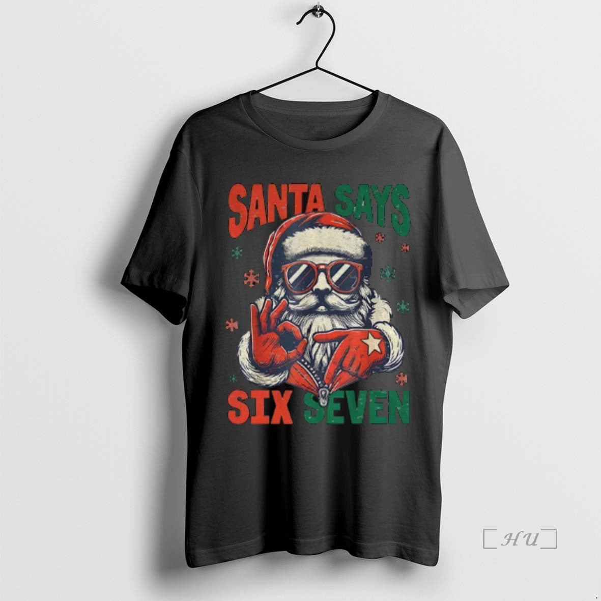 Officials Santa Says Six Seven Funny 6 7 Xmas Shirt Hoodie Sweatshirt | PurePodTees.com