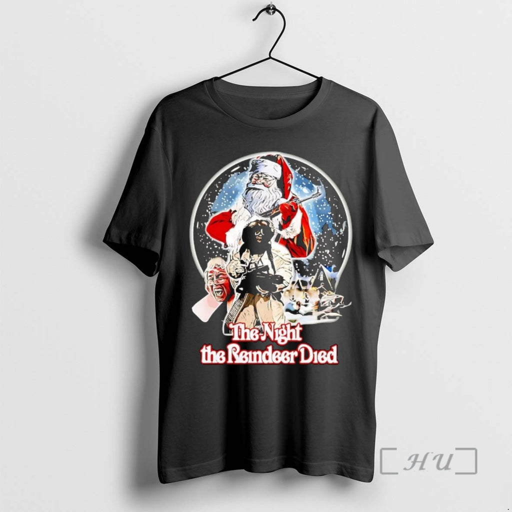 Officials Santa The Night The Reindeer Died Christmas Shirt Hoodie Sweatshirt | PurePodTees.com