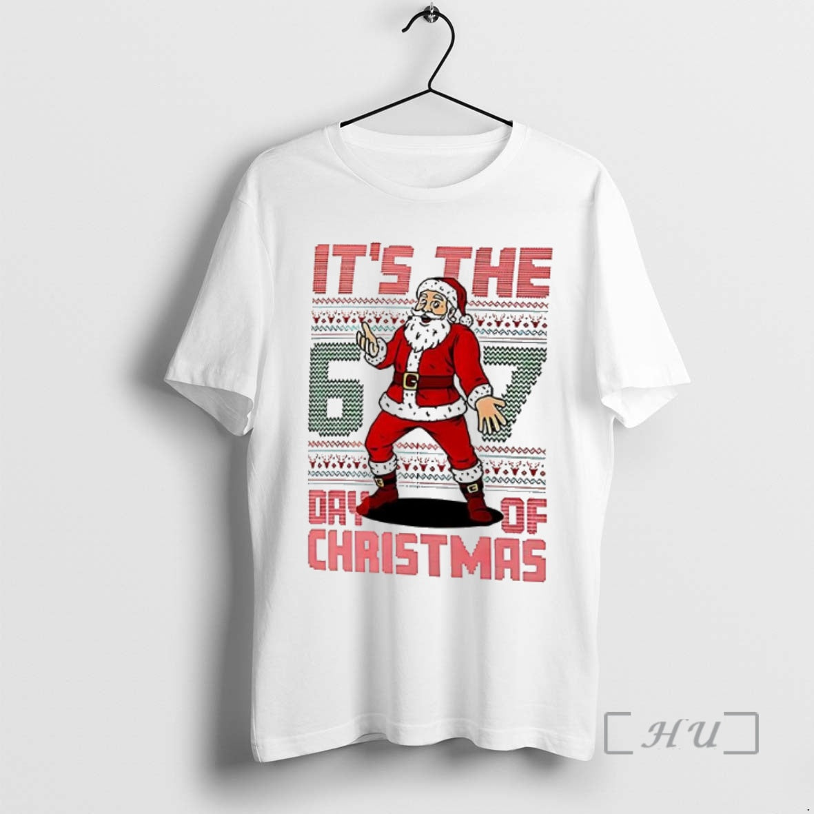 Officials Santa Its The 6 7 Day Of Christmas Ugly Shirt Hoodie Sweatshirt | PurePodTees.com