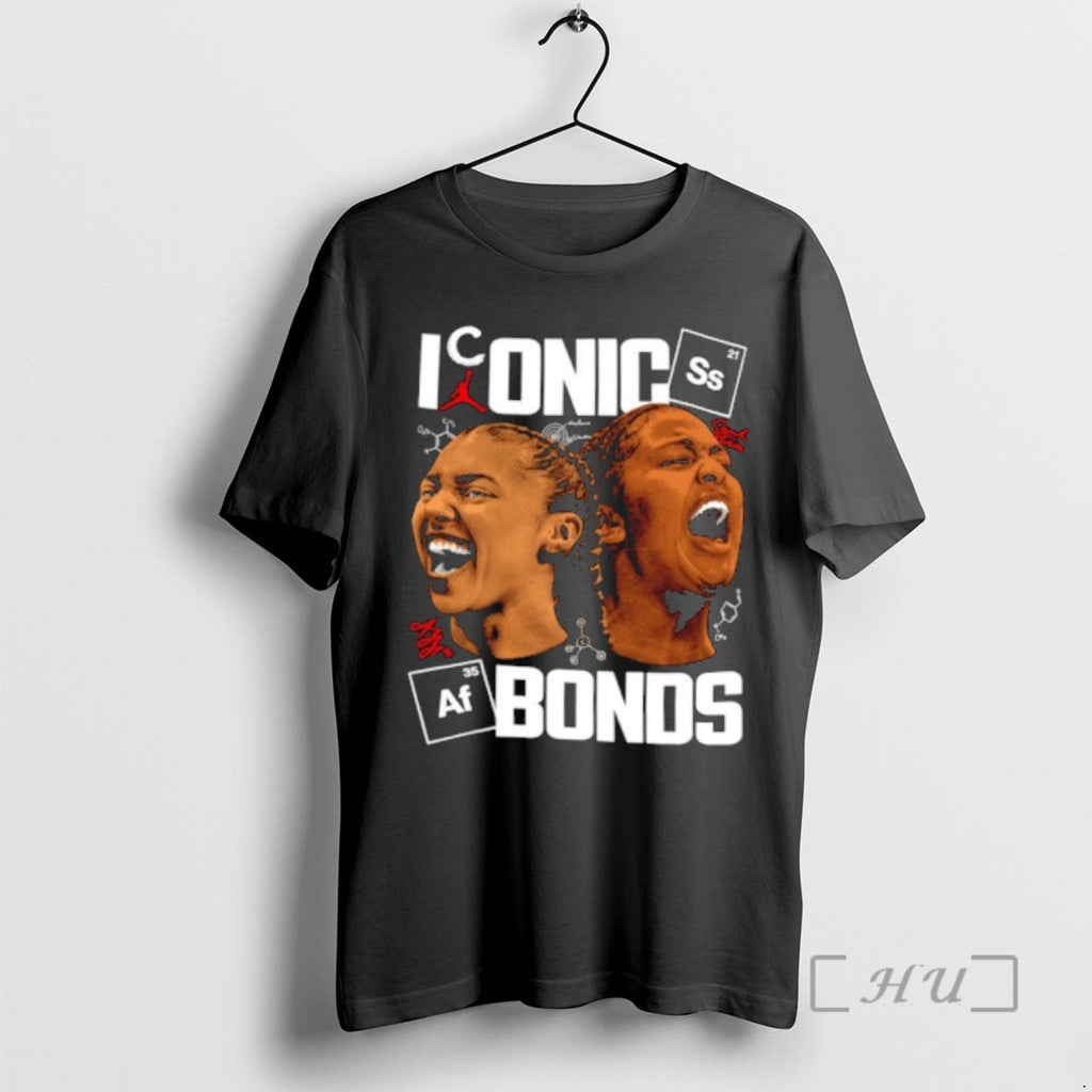 Officials Sarah Strong And Azzi Fudd Iconic Bonds Wnba X Chemist Graphic Premium T Shirts
