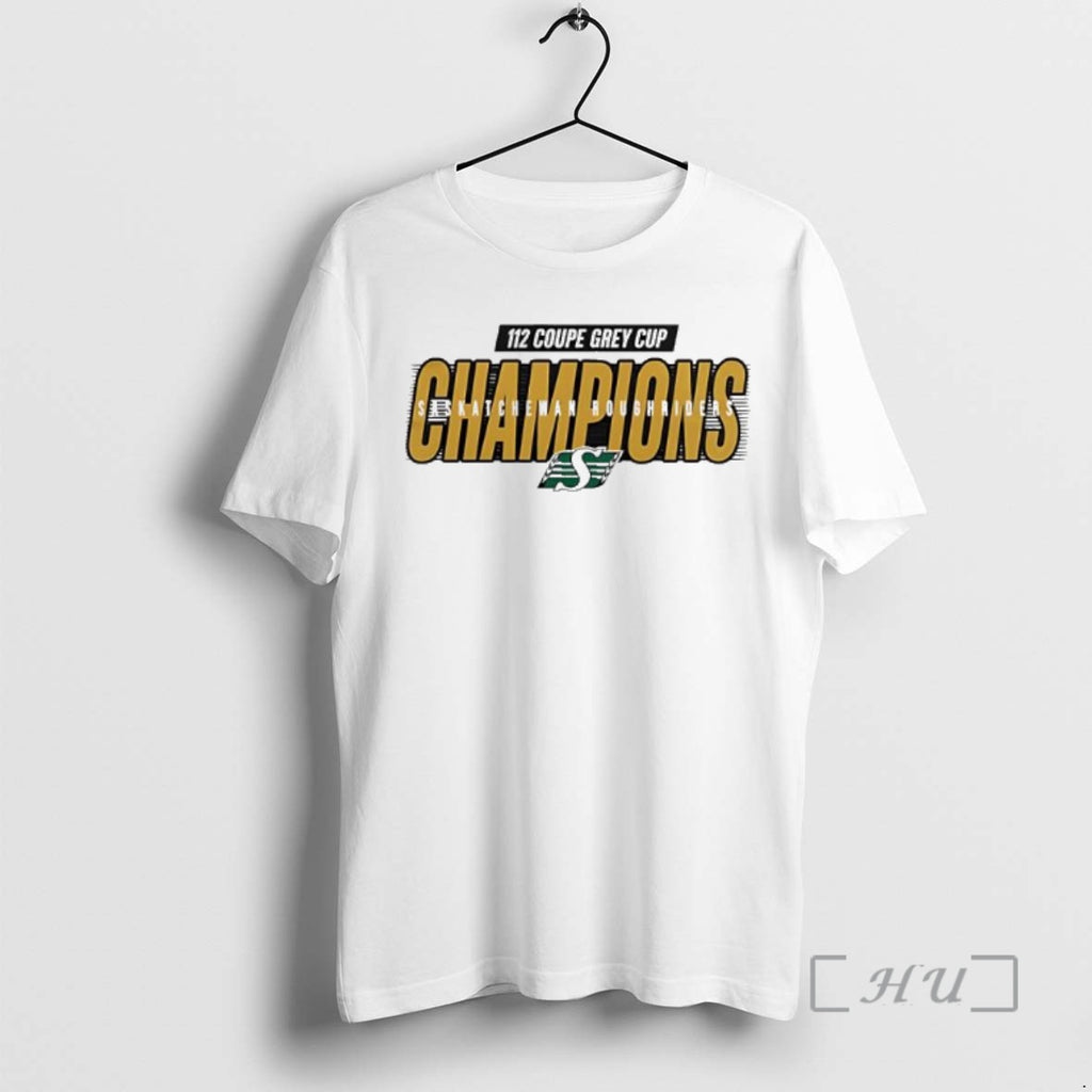 Officials Saskatchewan Roughriders 112 Coupe Grey Cup Champions Shirt Hoodie Sweatshirt | PurePodTees.com