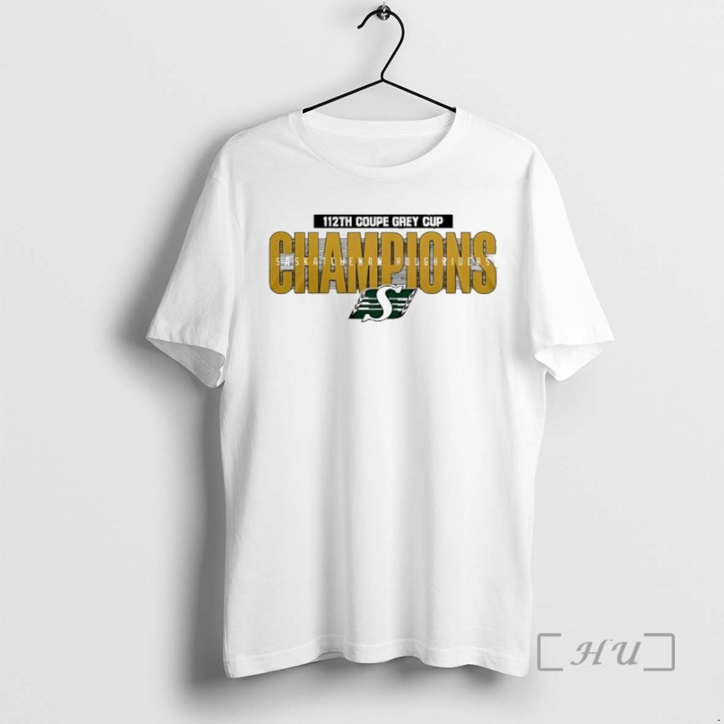 Officials Saskatchewan Roughriders 112th Grey Cup Champs 2025 Shirt Hoodie Sweatshirt | PurePodTees.com