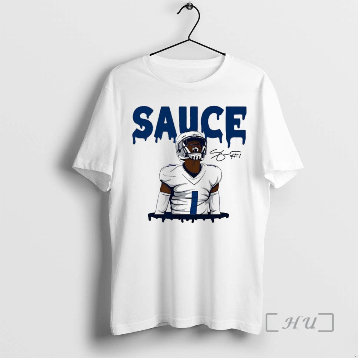 Officials Sauce Gardner Indianapolis Colts Football The Drip Indy Signature Shirt Hoodie Sweatshirt | PurePodTees.com