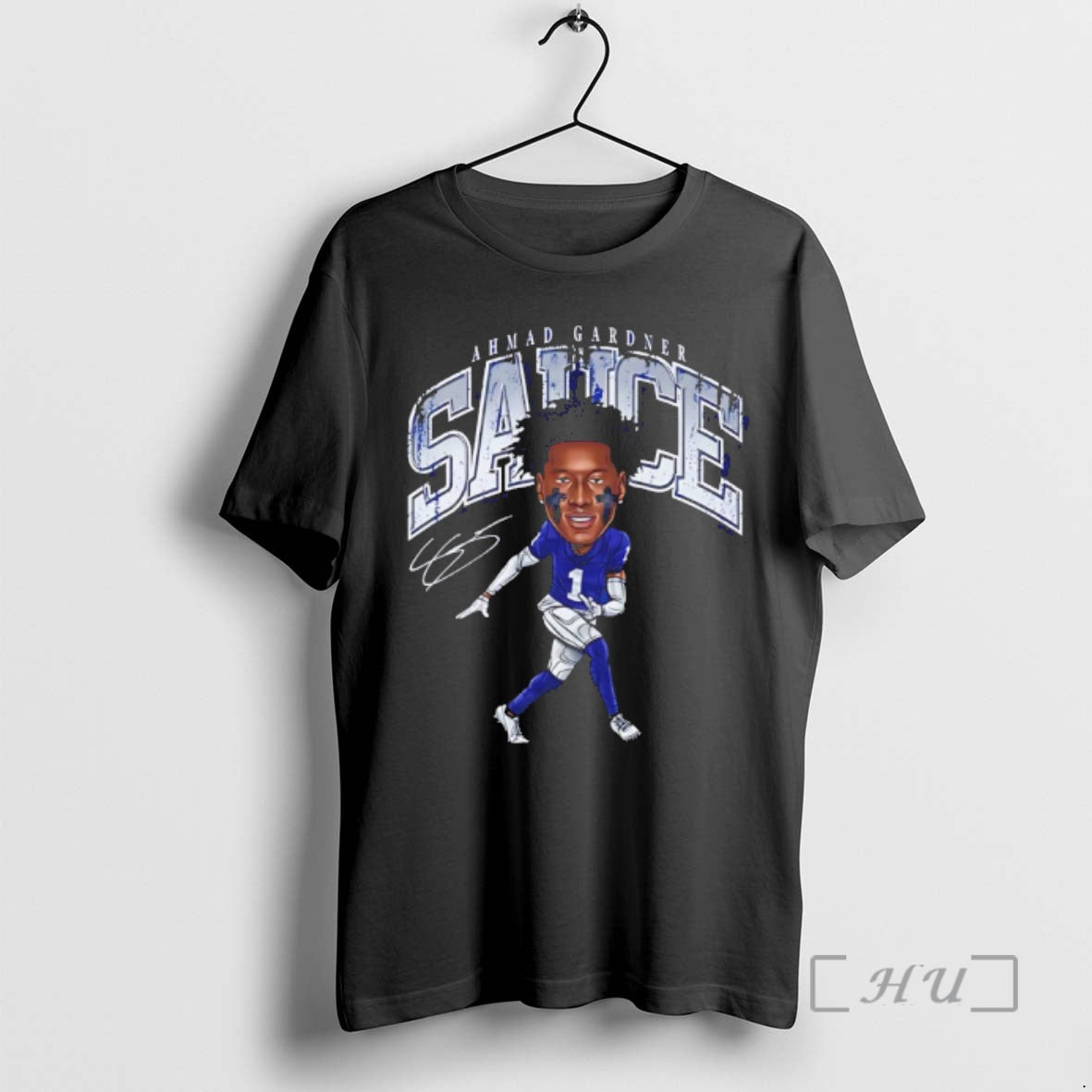 Officials Sauce Gardner Indianapolis Colts Player Signature Cartoon Shirt Hoodie Sweatshirt | PurePodTees.com